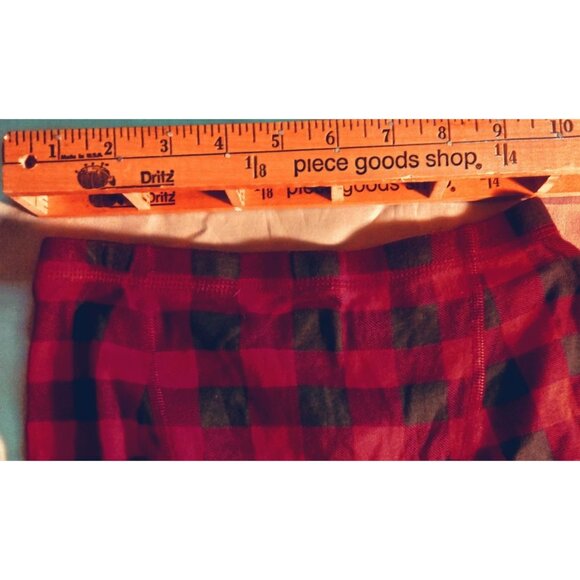 Gap Boxer Shorts Red Black Tartan Plaid Boys L Large Size 10 - Picture 3 of 4